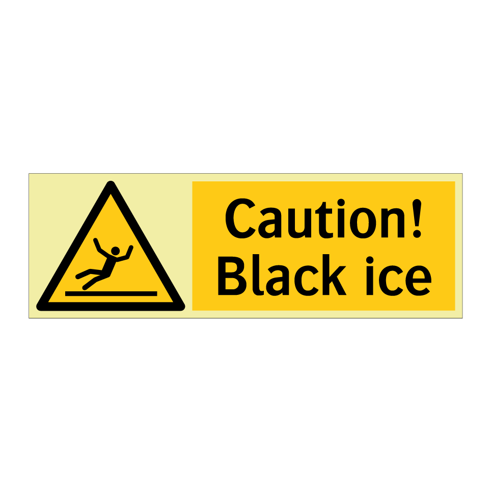 Caution! Black ice