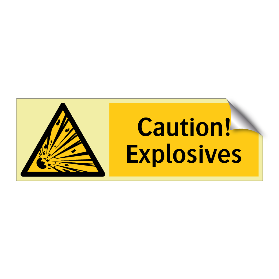 Caution! Explosives