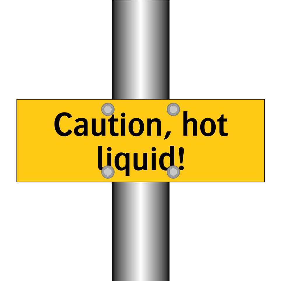 Caution, hot liquid!