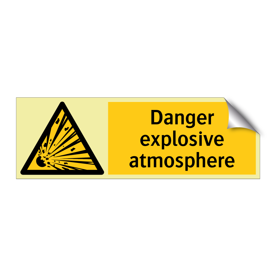 Danger explosive atmosphere