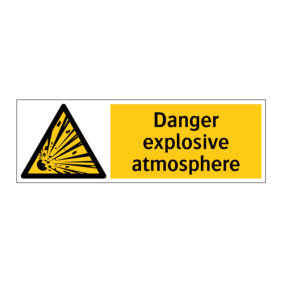 Danger explosive atmosphere