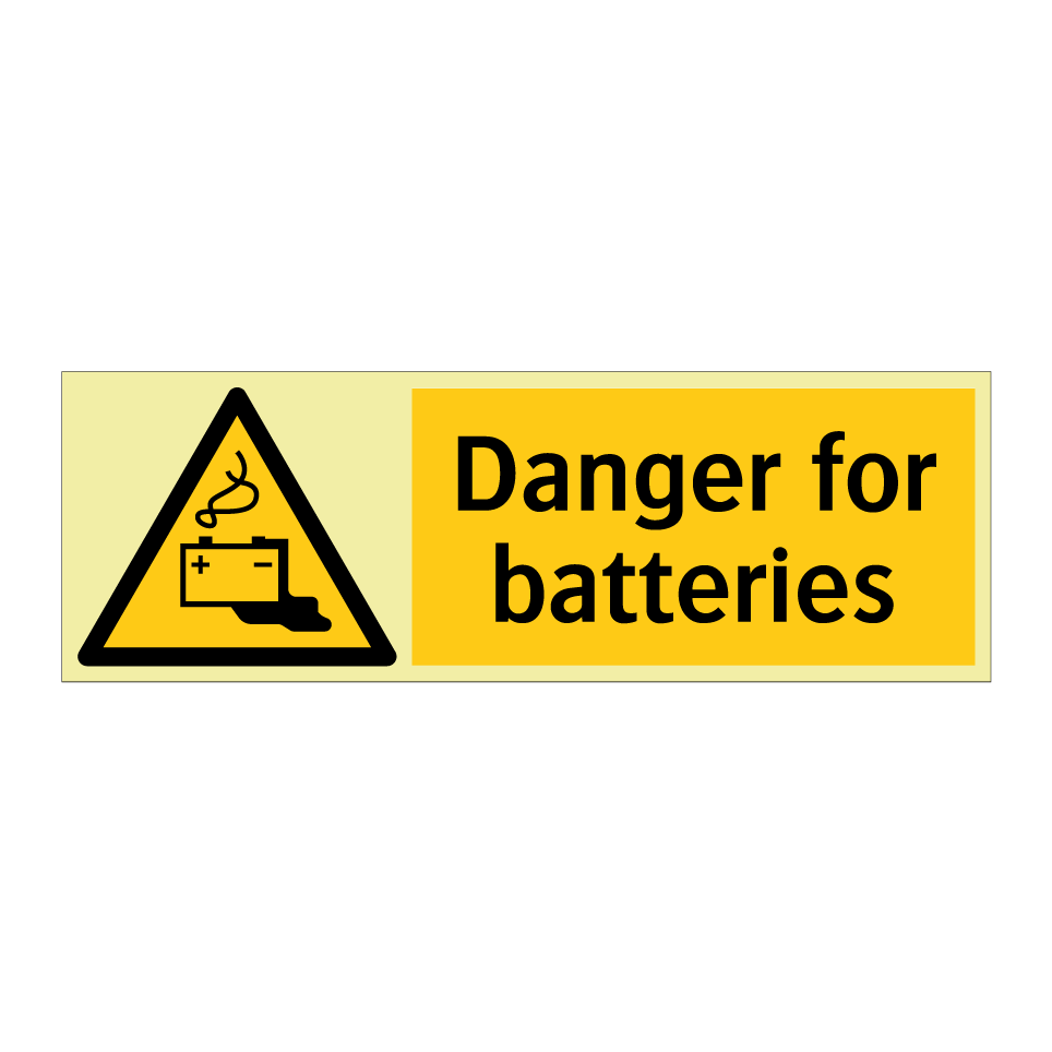 Danger for batteries