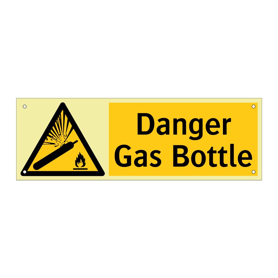 Danger Gas Bottle