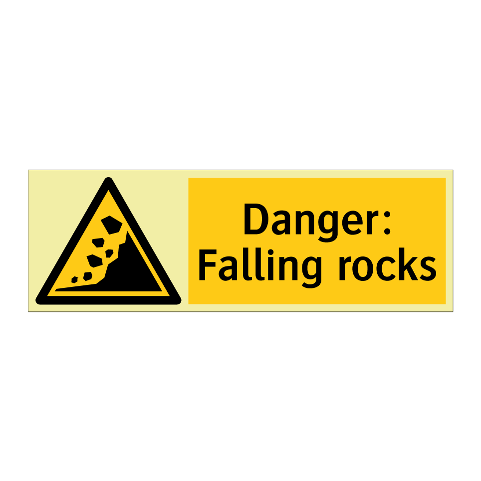 Danger: Falling rocks