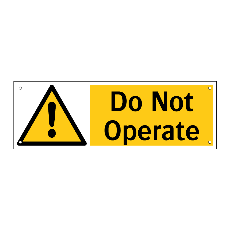Do Not Operate