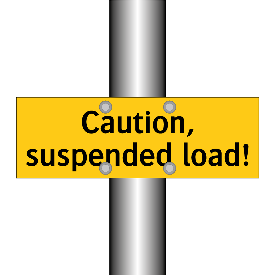 Caution, suspended load!