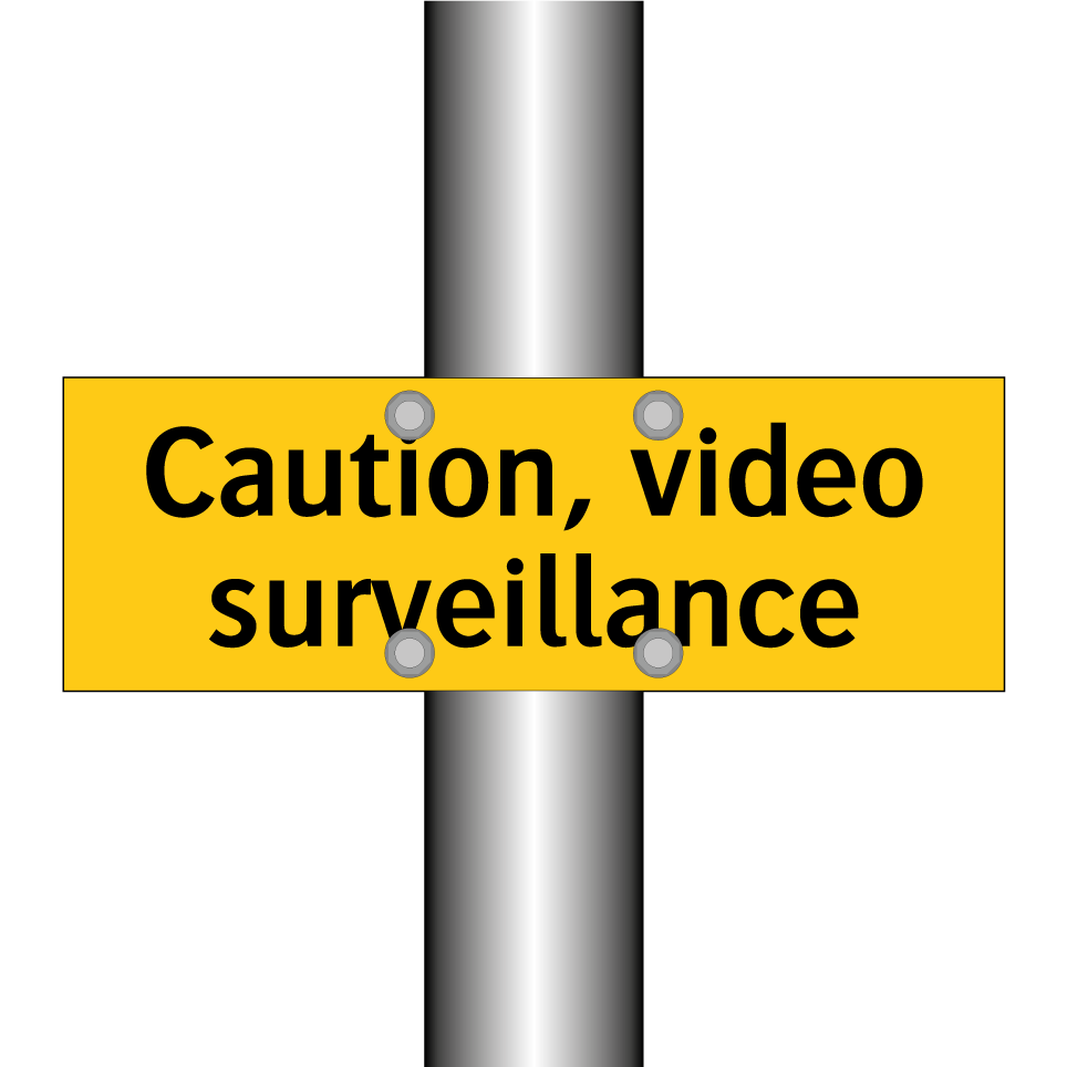 Caution, video surveillance