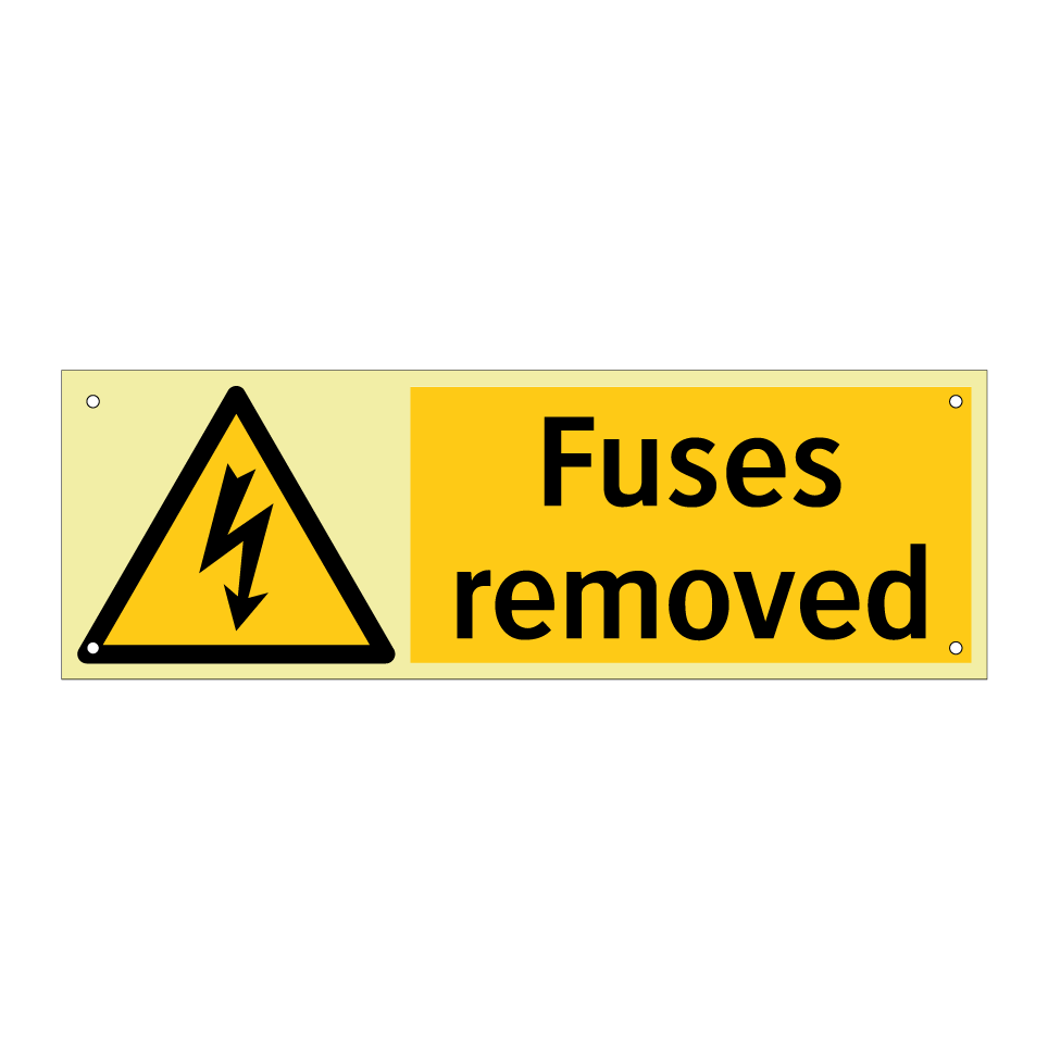 Fuses removed