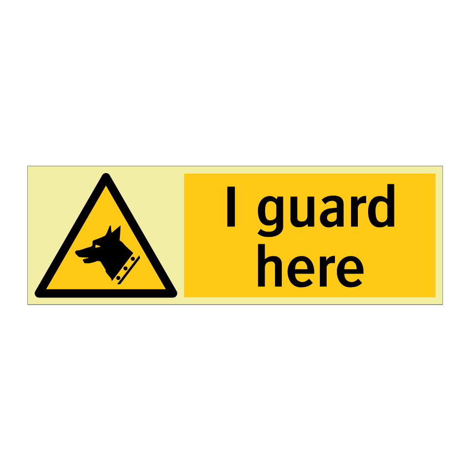 I guard here