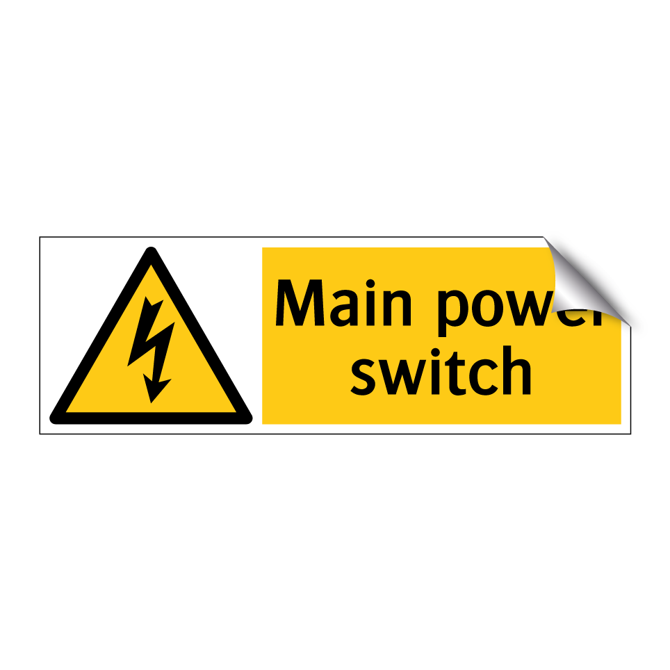 Main power switch
