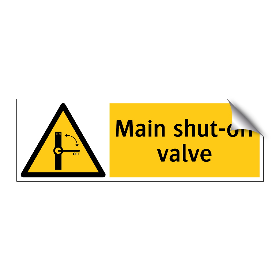 Main shut-off valve