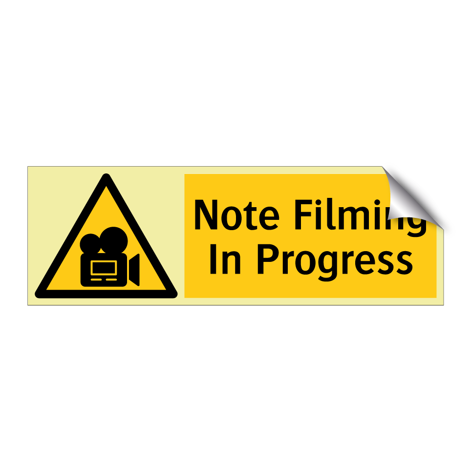 Note Filming In Progress