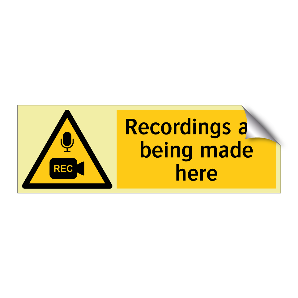 Recordings are being made here