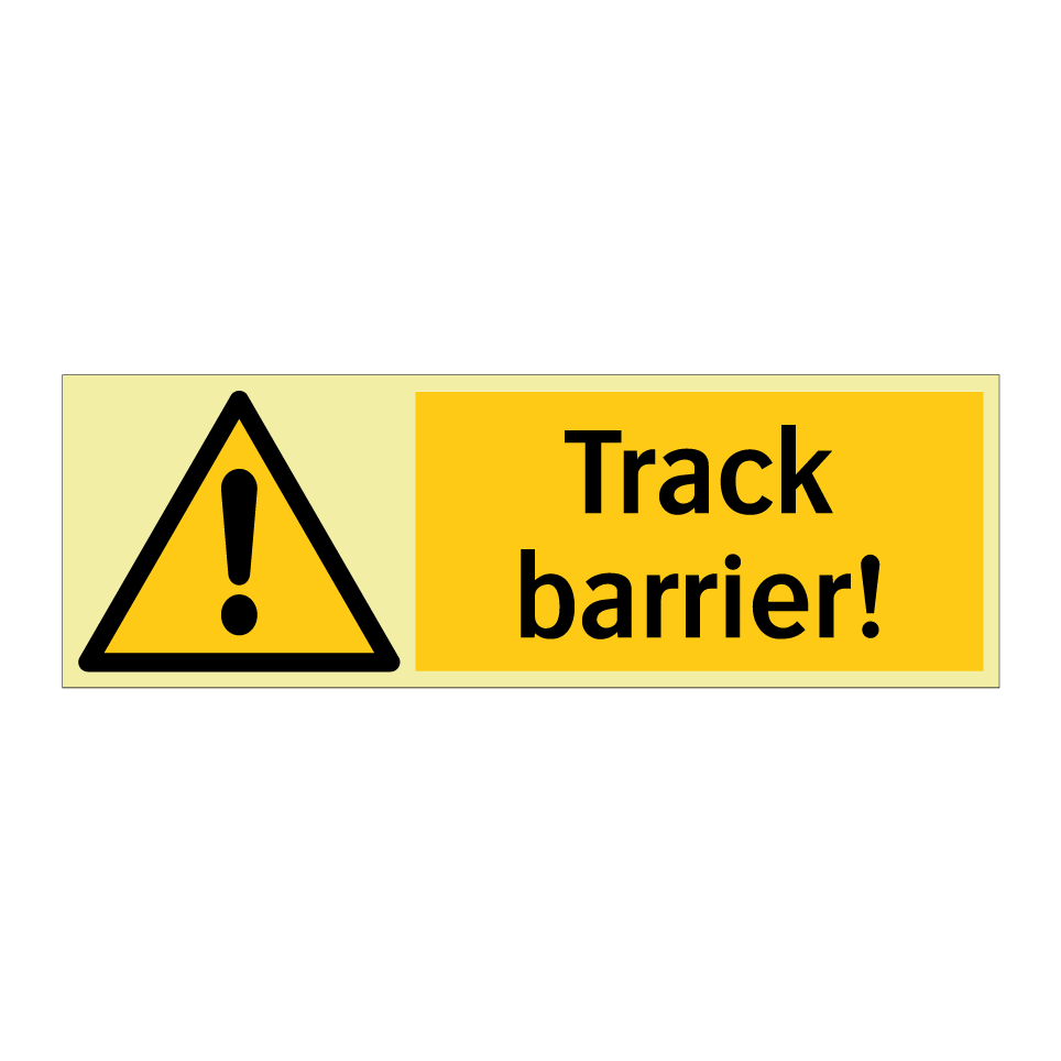 Track barrier!