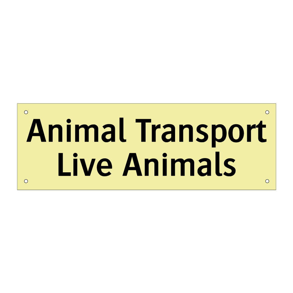 Animal Transport Live Animals