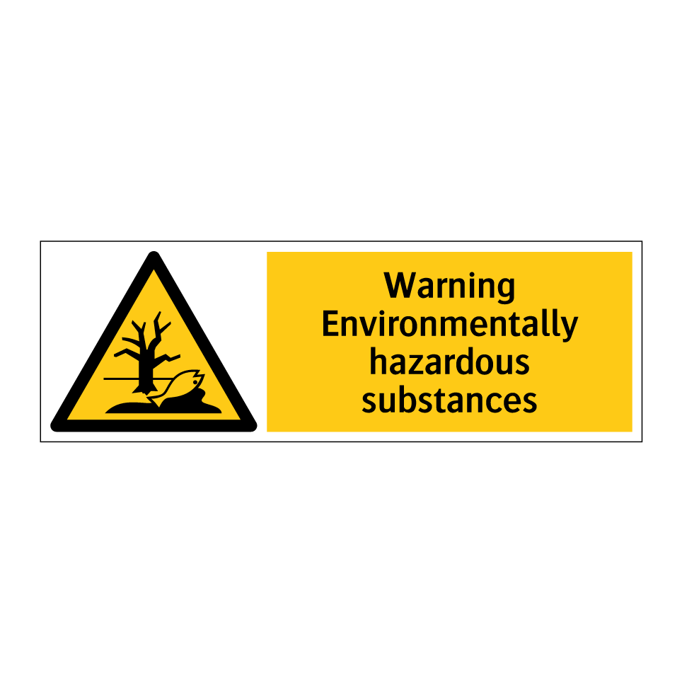 Warning Environmentally hazardous substances