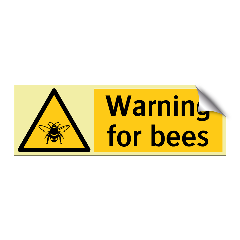 Warning for bees