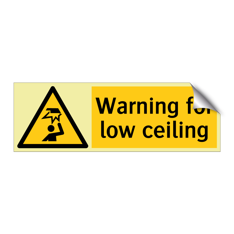 Warning for low ceiling