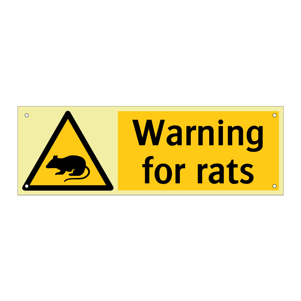 Warning for rats