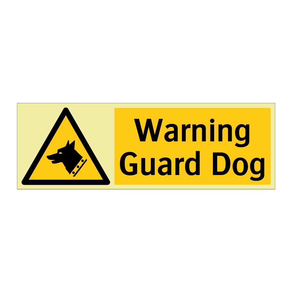 Warning Guard Dog
