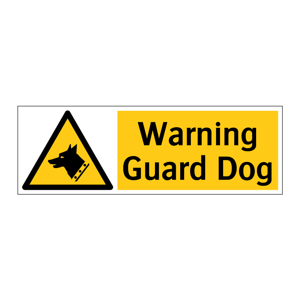 Warning Guard Dog