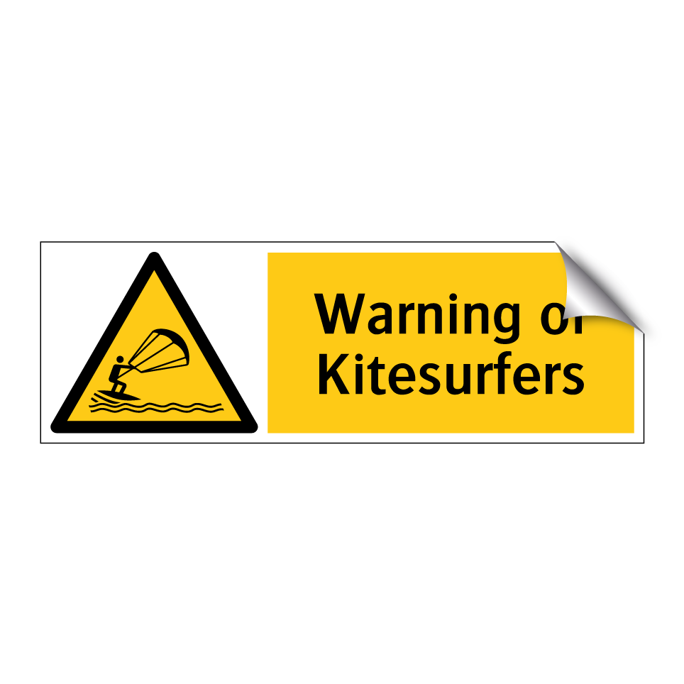 Warning of Kitesurfers