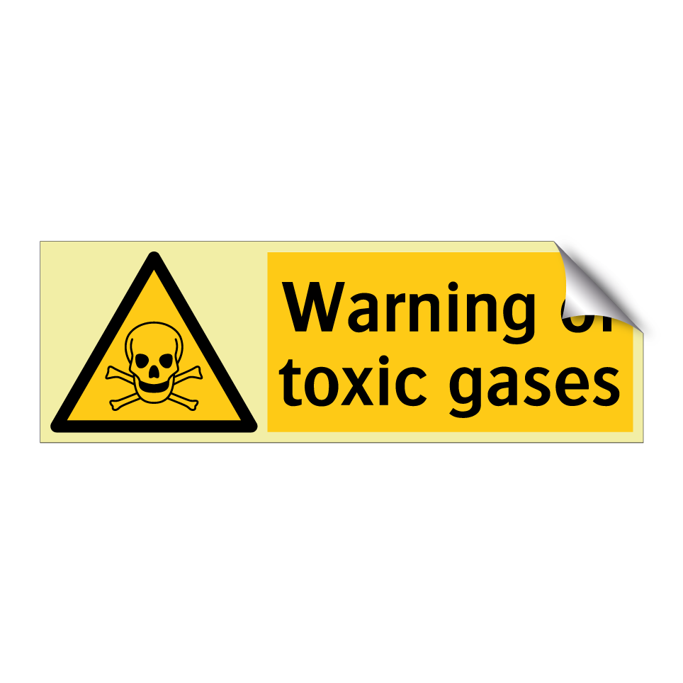 Warning of toxic gases