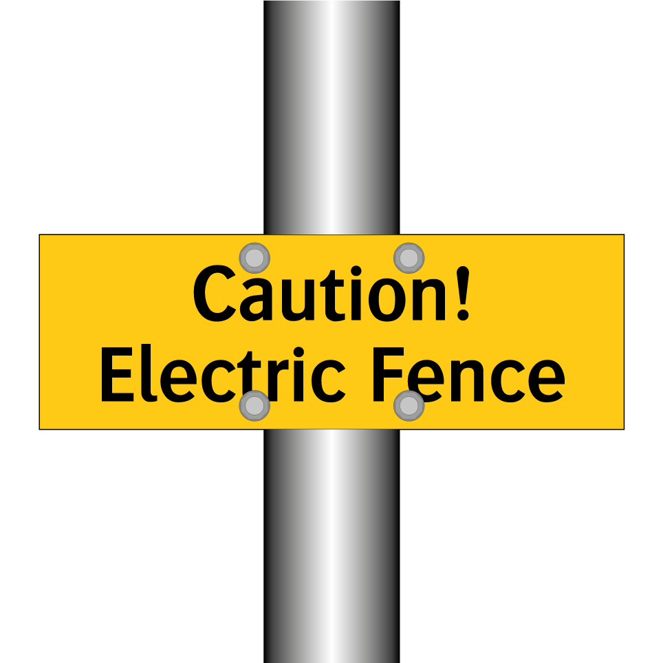 Caution! Electric Fence