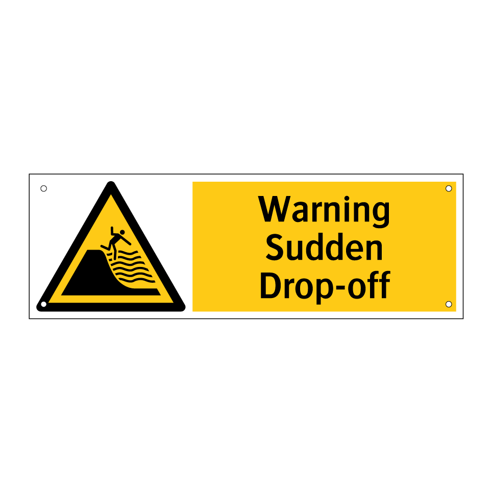 Warning Sudden Drop-off