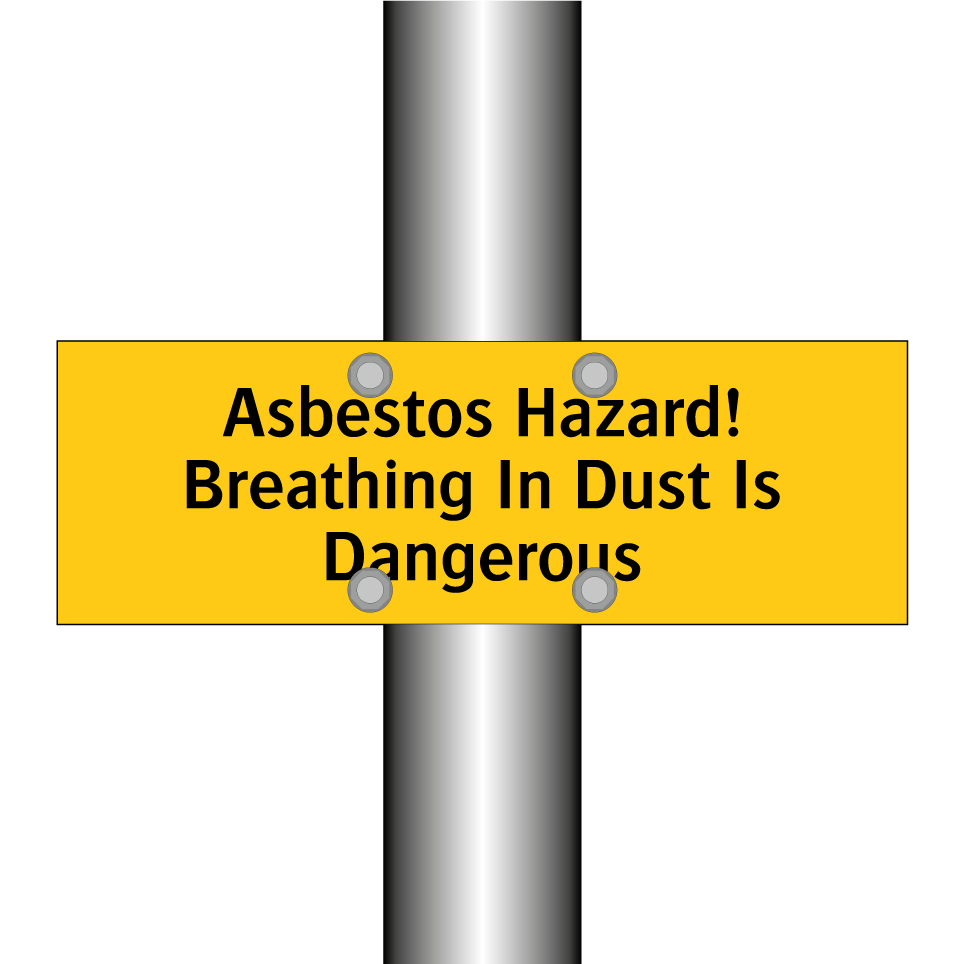 Asbestos Hazard! Breathing In Dust Is Dangerous