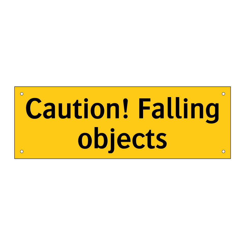 Caution! Falling objects