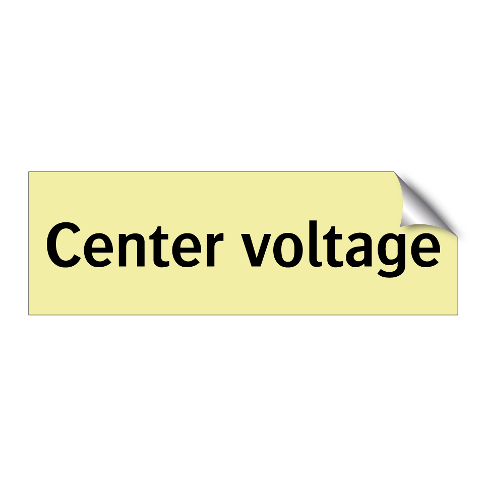 Center voltage