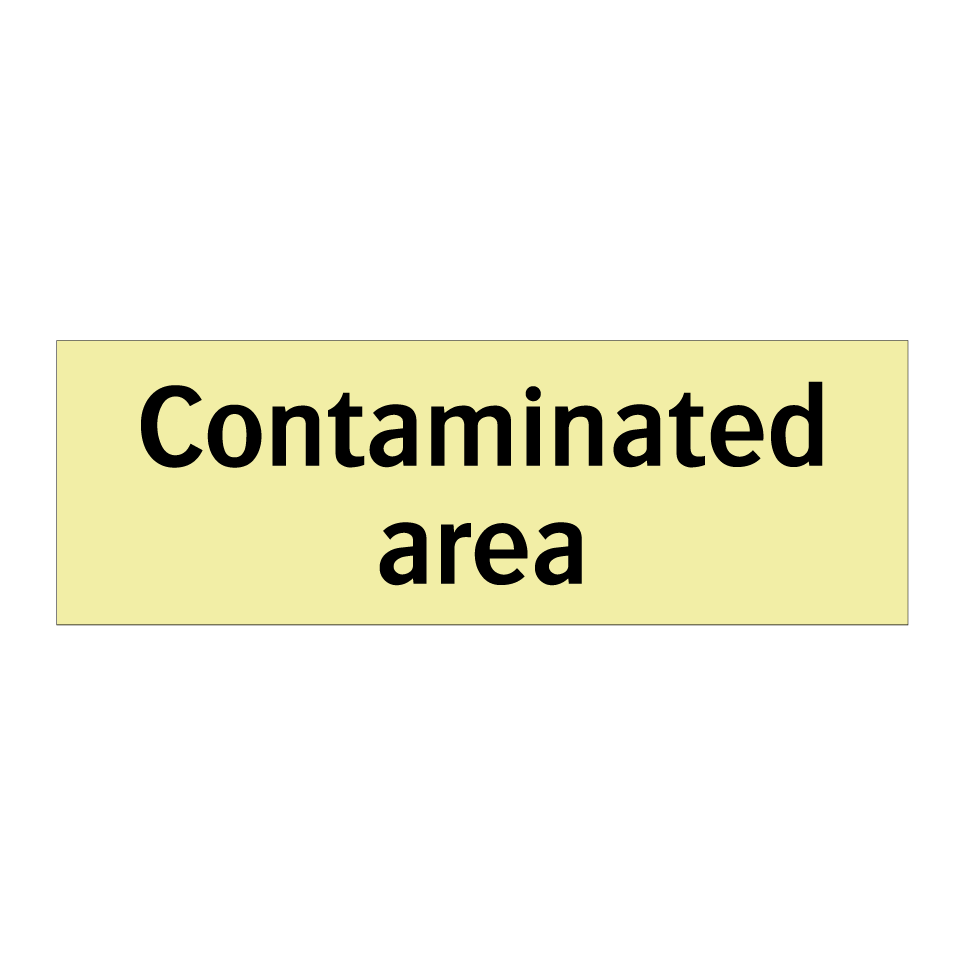 Contaminated area