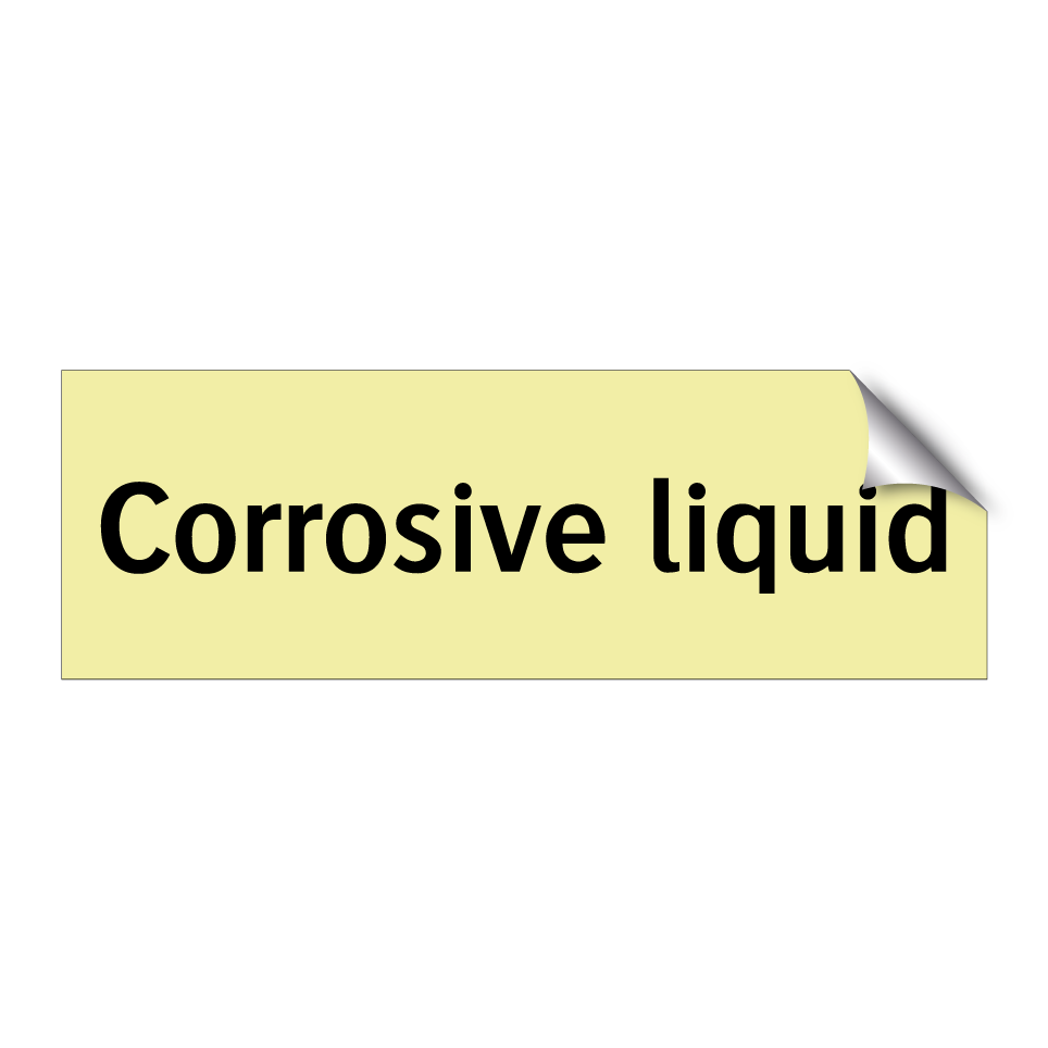 Corrosive liquid