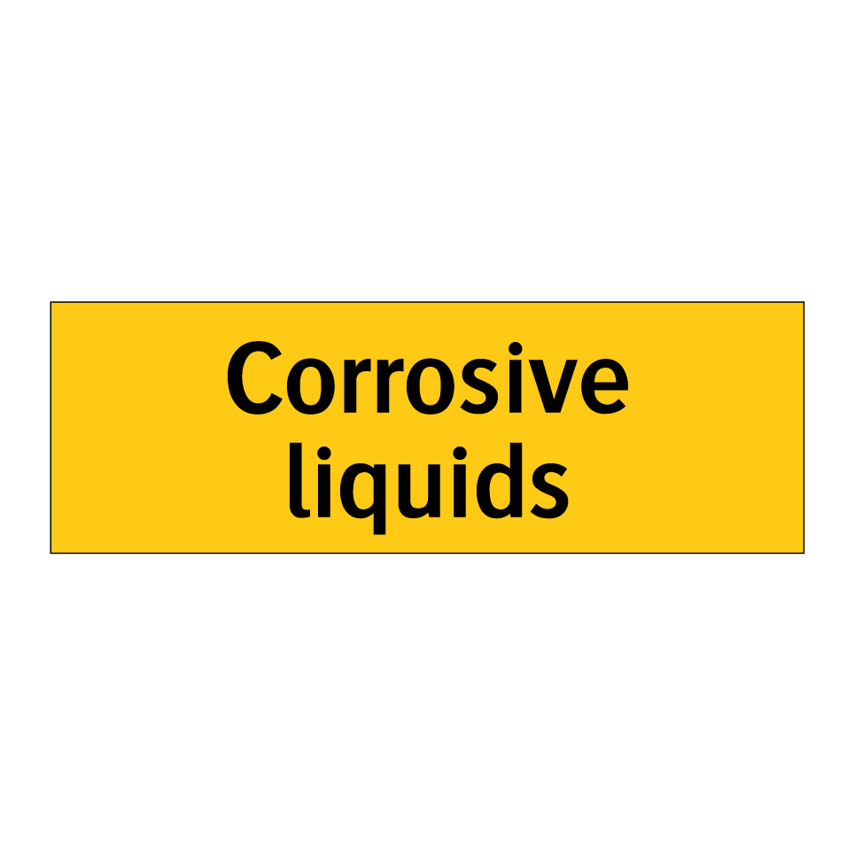 Corrosive liquids
