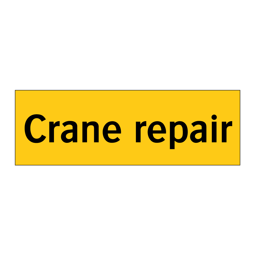Crane repair