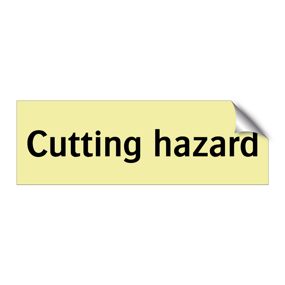 Cutting hazard