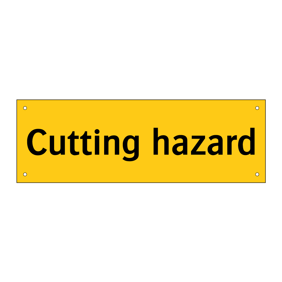 Cutting hazard