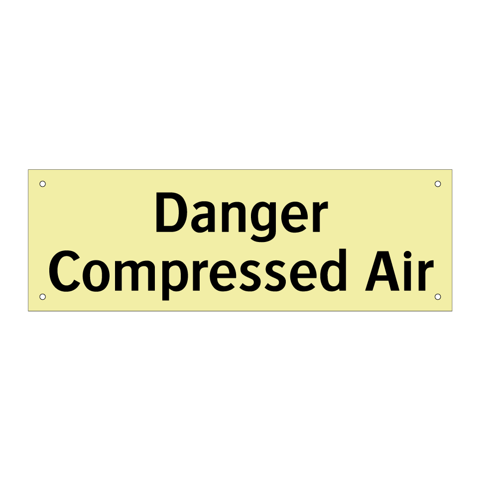Danger Compressed Air