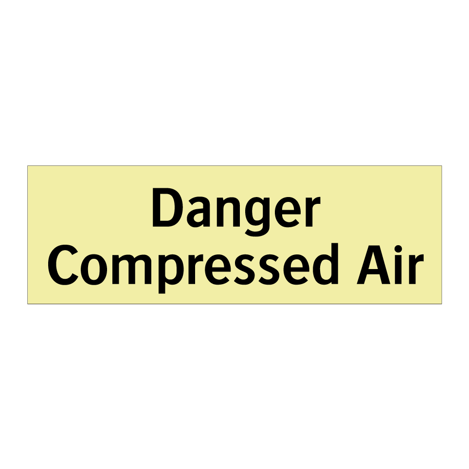 Danger Compressed Air