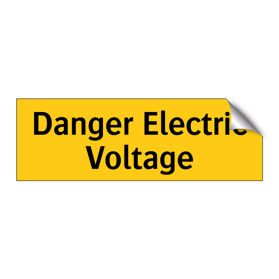 Danger Electric Voltage