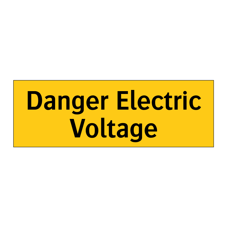 Danger Electric Voltage
