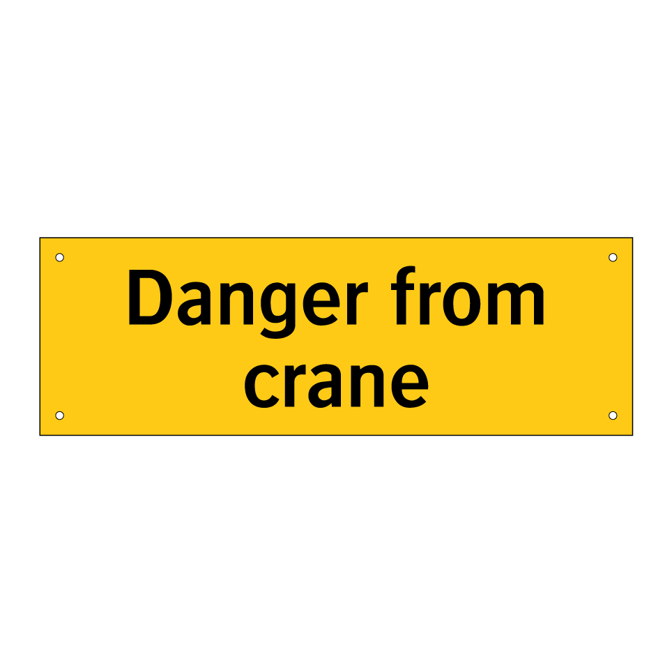 Danger from crane