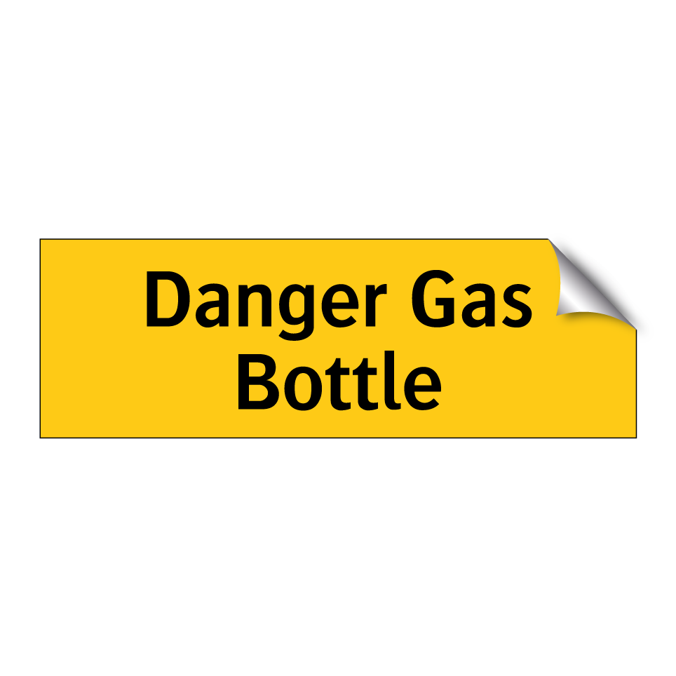 Danger Gas Bottle