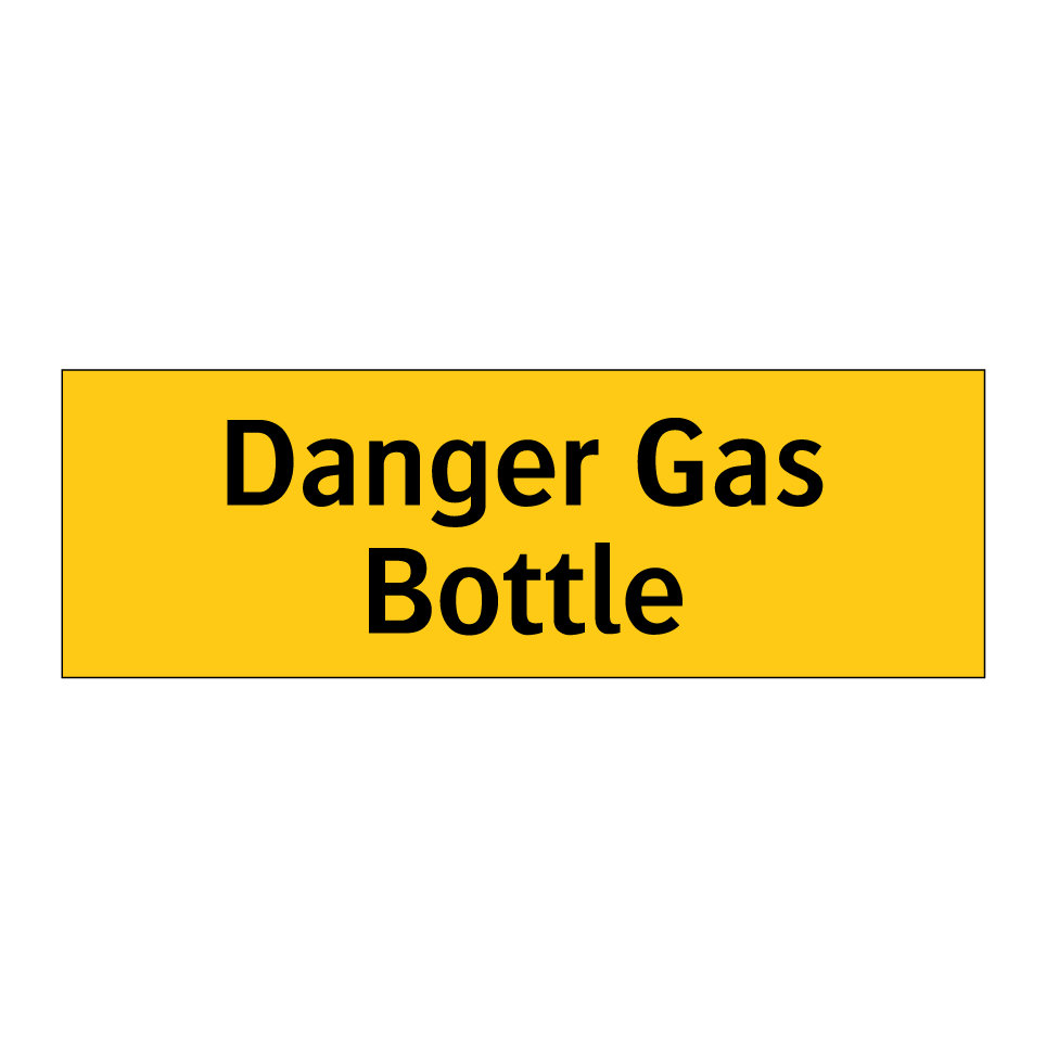 Danger Gas Bottle
