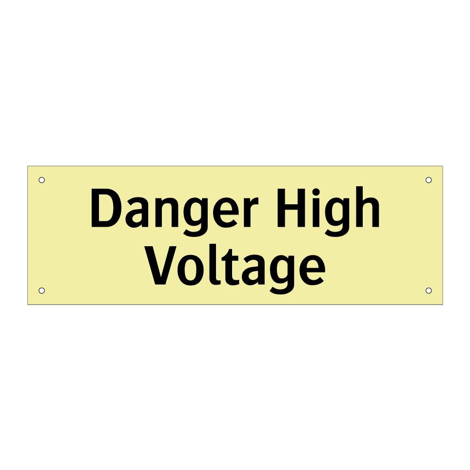 Danger High Voltage