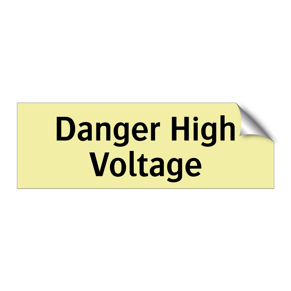 Danger High Voltage