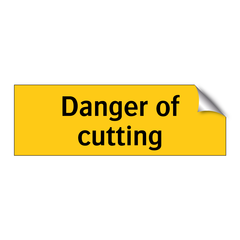 Danger of cutting