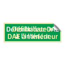 Défibrillateur DAE à l'intérieur