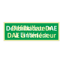 Défibrillateur DAE à l'intérieur